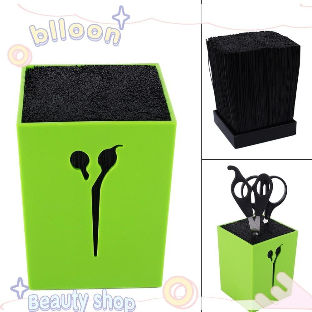 Suporte Para Tesoura De Cabeleireiro BLLOON , Preto Salão Profissional , Rack De Barbeiro Branco