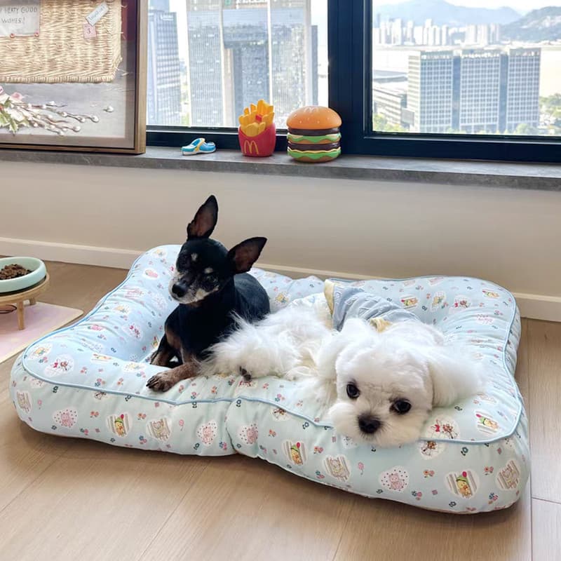 Tapete para animais de estimação, tapete de dormir para cães e gatos, quatro estações, Universal, cama para cachorro, fi