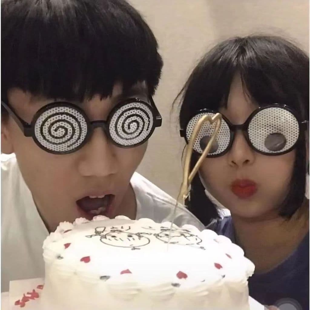 Estudante Selfie óculos engraçados criativo brilho giratório globo ocular óculos de sol crianças festa de aniversário fo