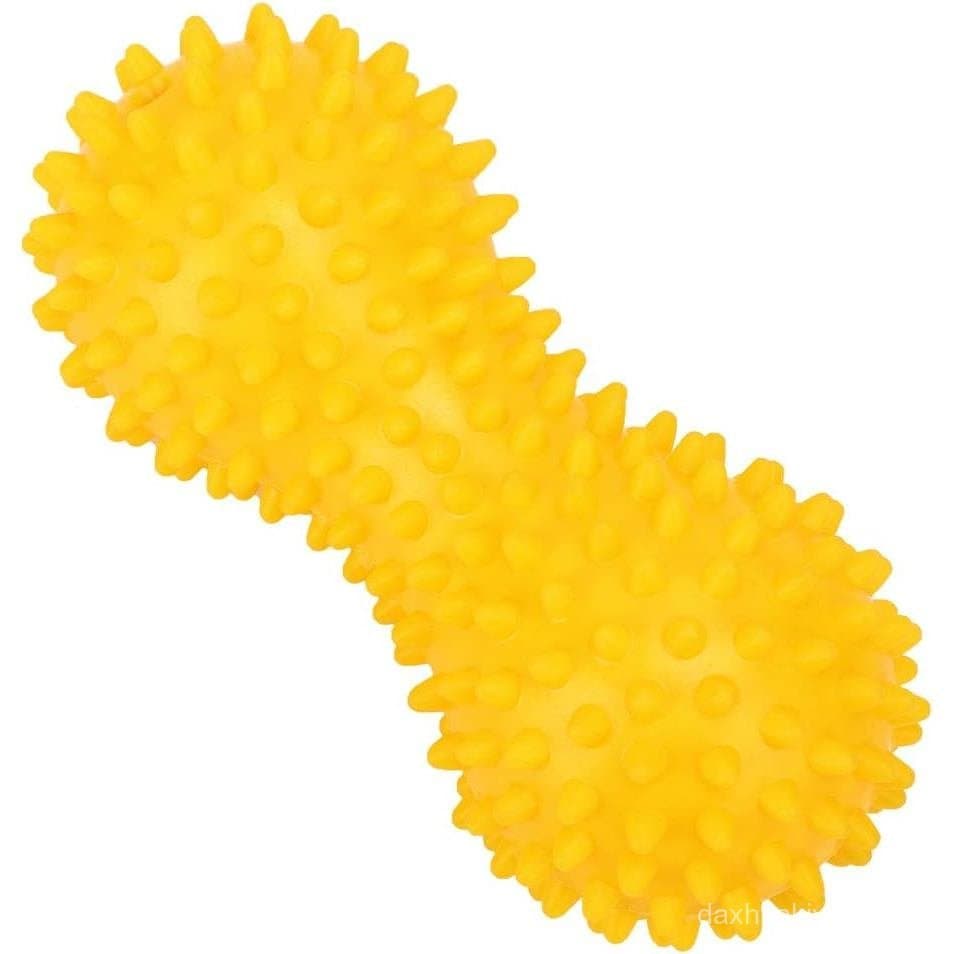 Bola de massagem, bola de massagem em formato de amendoim, bola de amendoim com pontas de PVC para relaxamento da fáscia