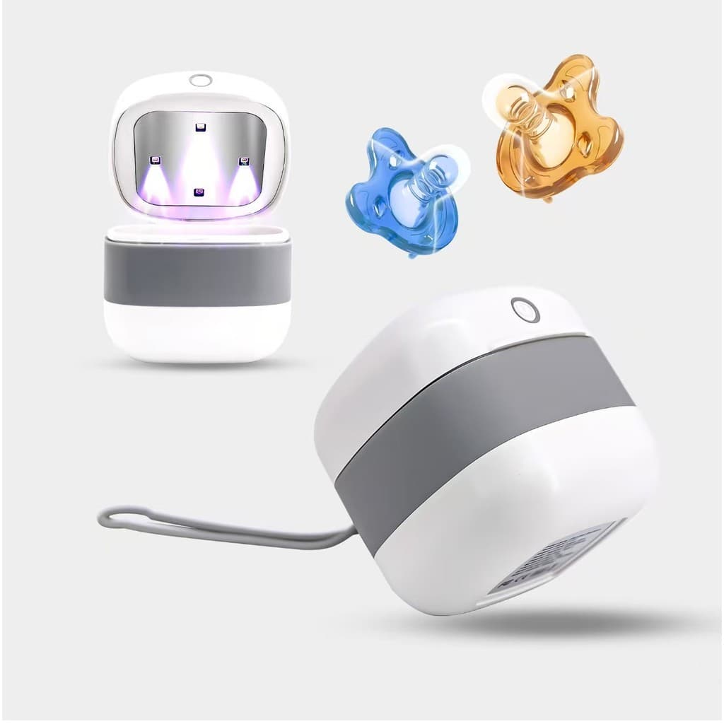 2026 novo estilo chupeta esterilizador portátil chupeta Bluetooth fone de ouvido ultravioleta desinfecção caixa armazena