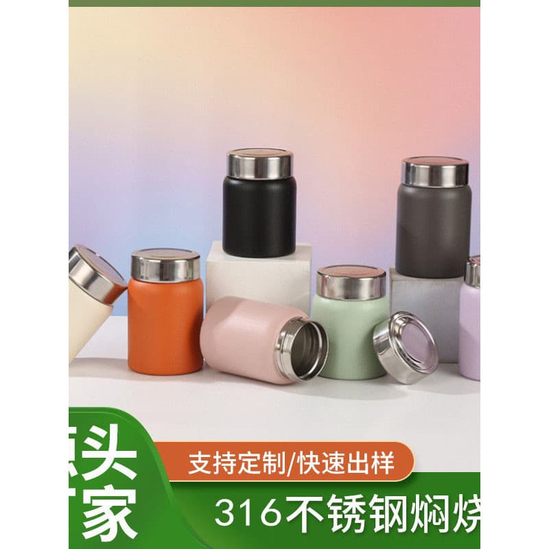 Novo estilo copo estufado de pequena capacidade 316 Mini copo térmico de aço inoxidável copo de bolso portátil de alto v