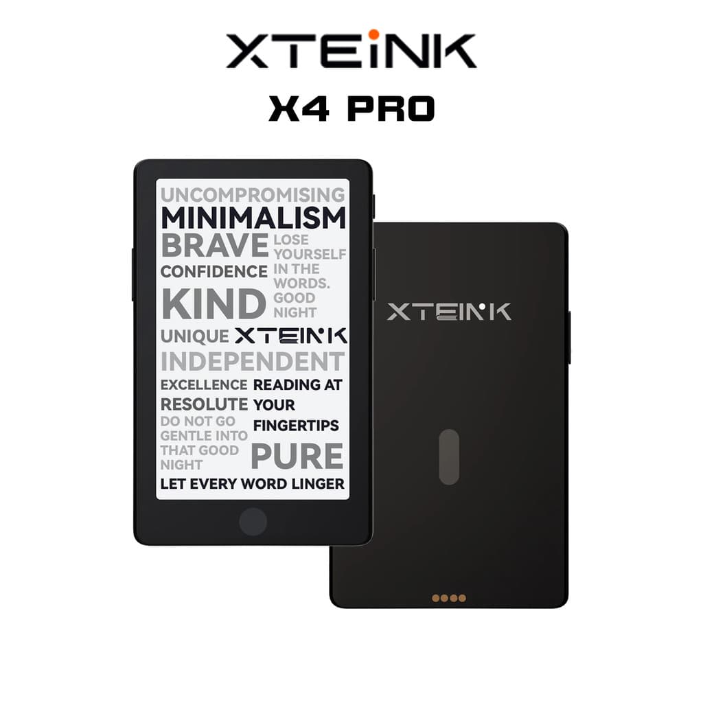 Leitor Eletrônico De Bolso Xteink X4 Pro | Luz Frontal De Dois Tons Ultrafino 5.95mm