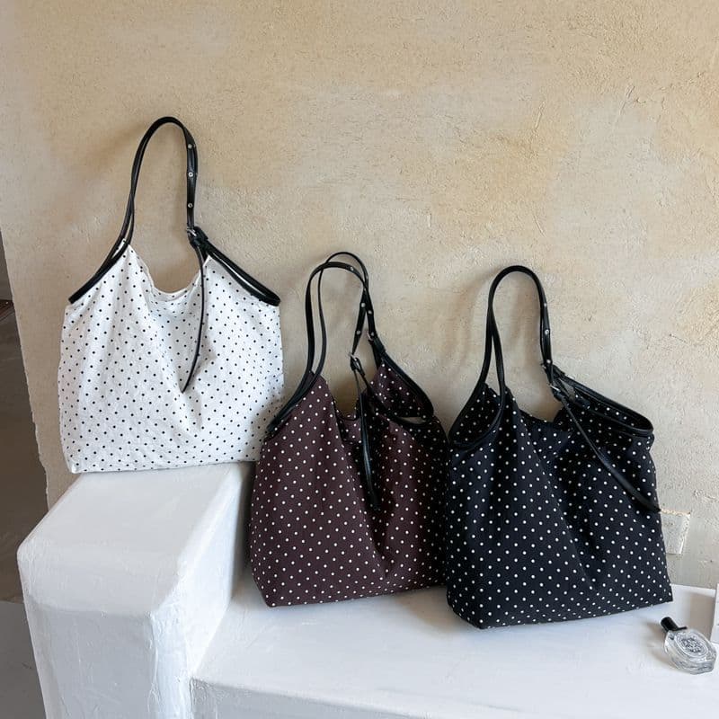 Estilo coreano náilon bolinhas bolsa de lona 2026 novo estilo listrado arte lona bolsa ombro grande capacidade estudante