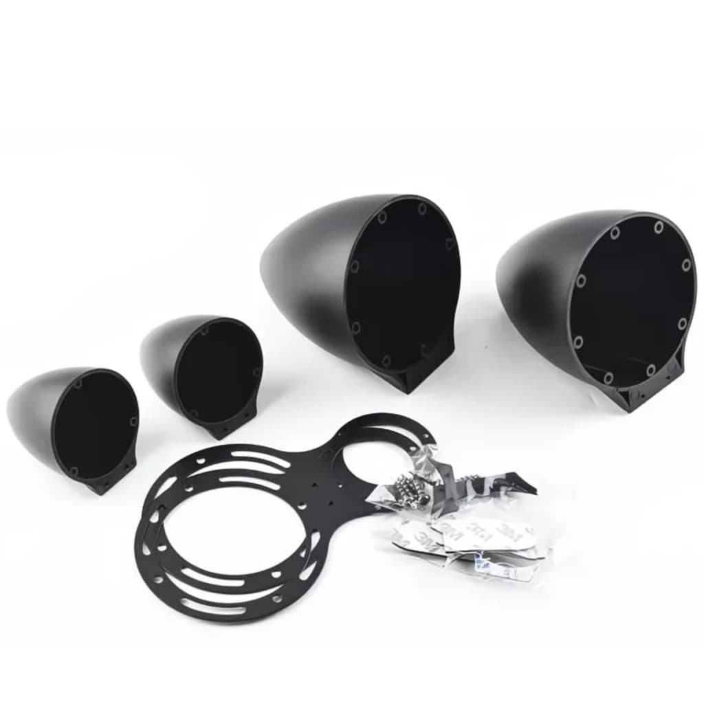 Suporte de alto-falante de três áudio para carro Base de Tweeter de 1.5 polegadas Base de alto-falante de tom médio de 3