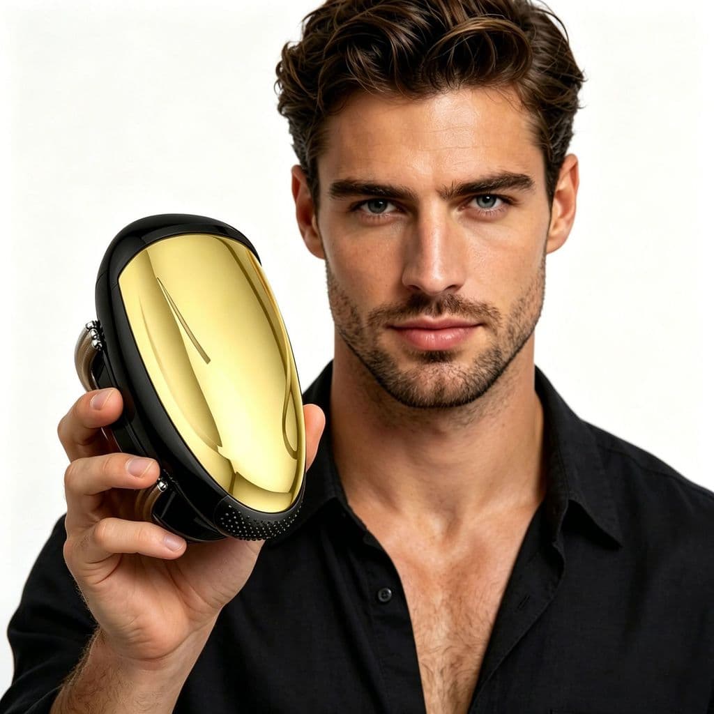 Barbeiro dedicado masculino reparação Facial massageador vibratório portátil massageador Facial de comércio exterior