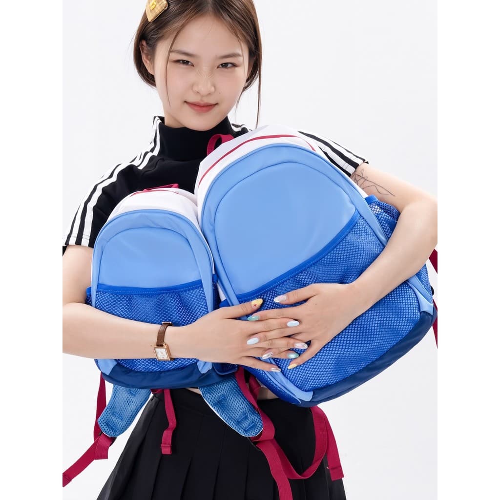 Mochila esportiva feminina leve ao ar livre ciclismo mochila de viagem feminina versão coreana simples estudantes do ens