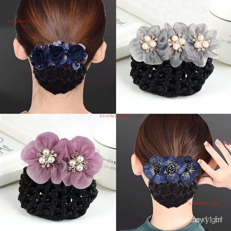 Rede de Cabelo Floral Elegante IMTX IYHE
