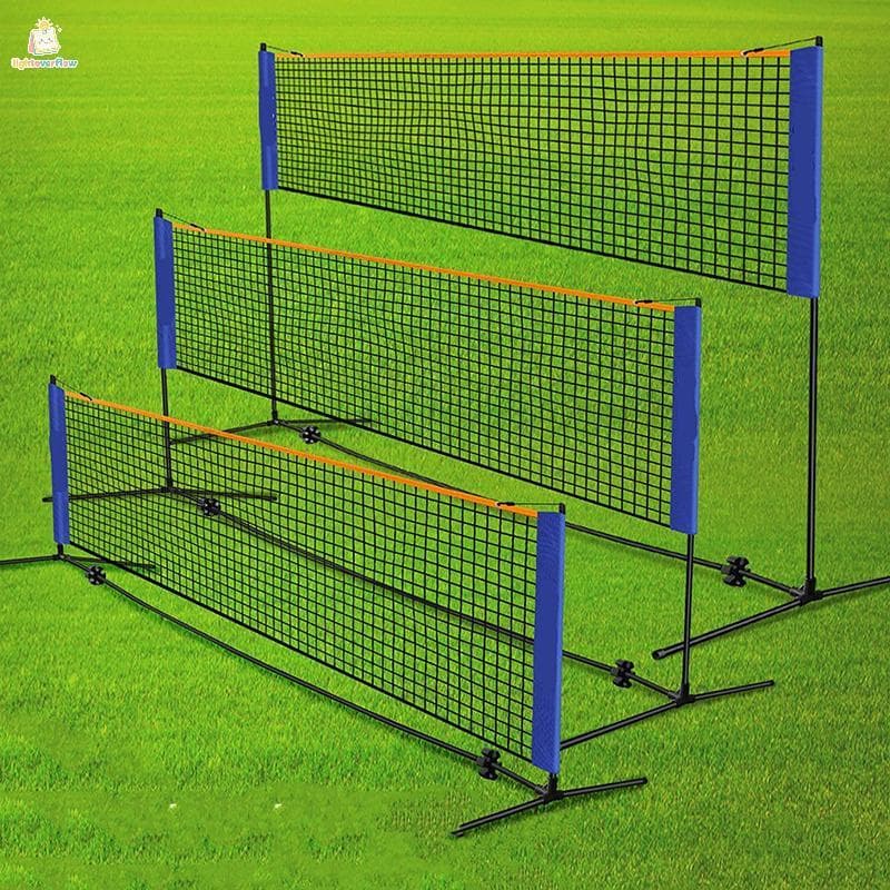 LOF 3.1/4.1/5.1/6.1m Treinamento Esportivo Profissional Rede De Badminton Padrão Vôlei Fácil Configuração Malha De Tênis