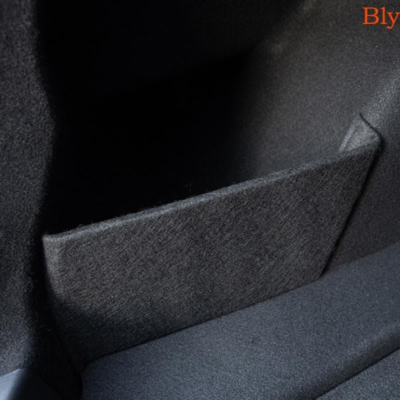 Bly Caixa Traseira Do Carro Organizador Armazenamento Lateral Placa Defletora Encaixa Acessórios