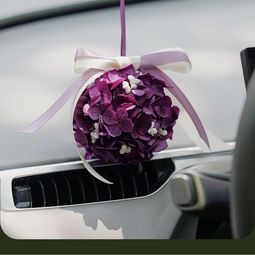 Flor imortal produto acabado artesanal cabide de carro High-End sentimento espelho retrovisor do carro decoração pingent
