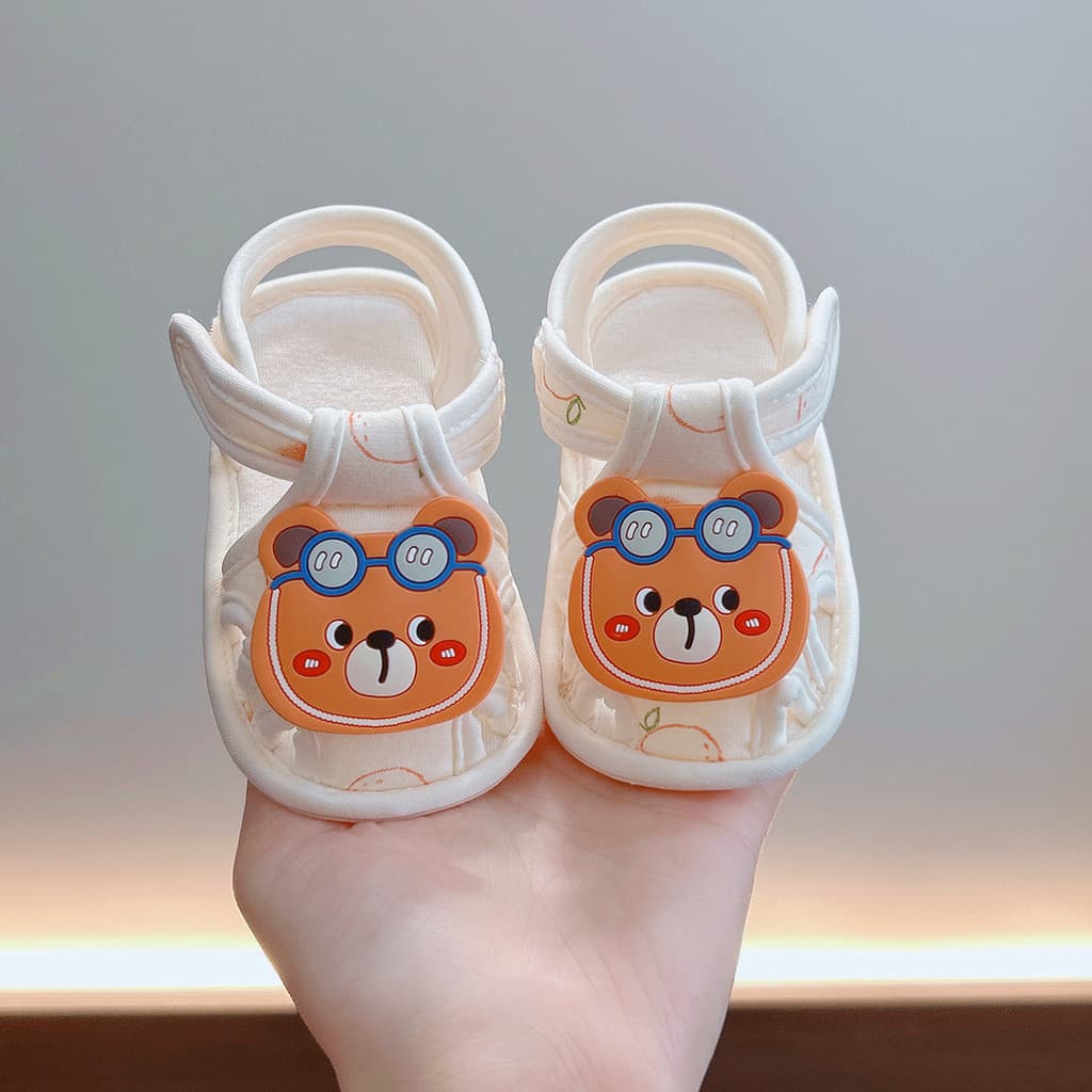 Sandálias fofas para bebês, verão, meninos, meninas, mês pequeno, idade, bebês, sola macia, sapatos de caminhada, Anti