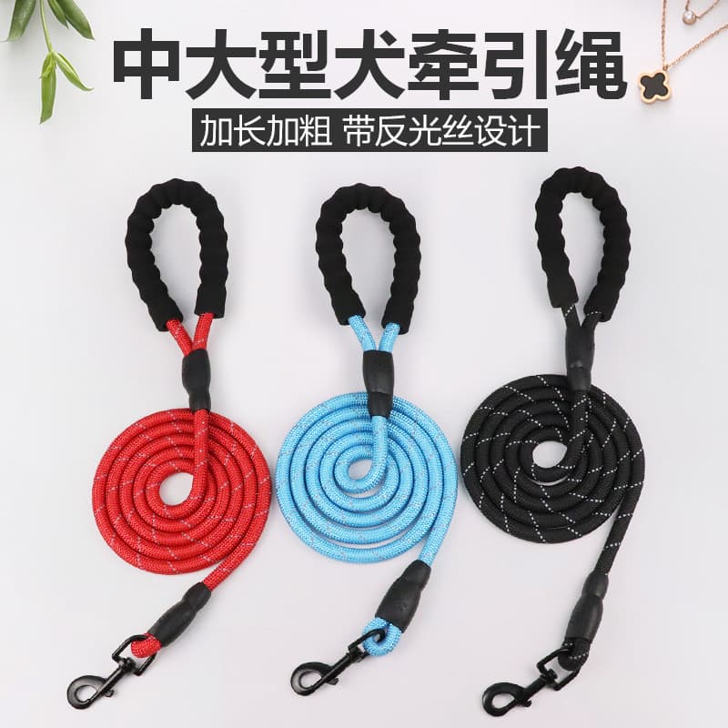 Trela estendida para cães, 2m, 3m, 5m, 10m, coleira para cães médios e grandes, coleira para caminhada, suprimentos para