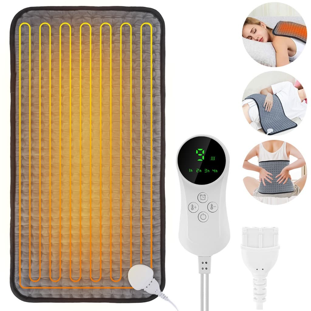 Almofada Térmica Elétrica,Almofada de Calor para Alívio de Dor nas Costas,Pescoço e Abdômen