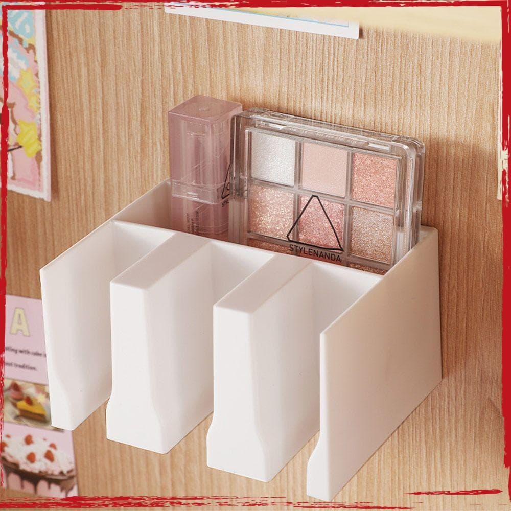 Suporte Para Limpador Facial , Rack De Armazenamento Montado Na Parede De Dupla Finalidade Sem Perfuração ,