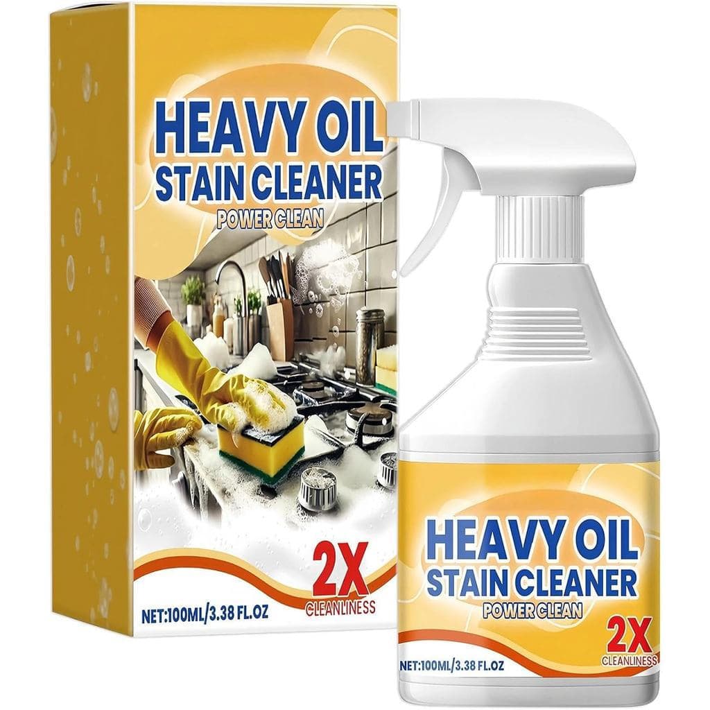 Removedor de graxa pesada, removedor de óleo, spray de limpeza multiuso para cozinha, limpador de cozinha, P