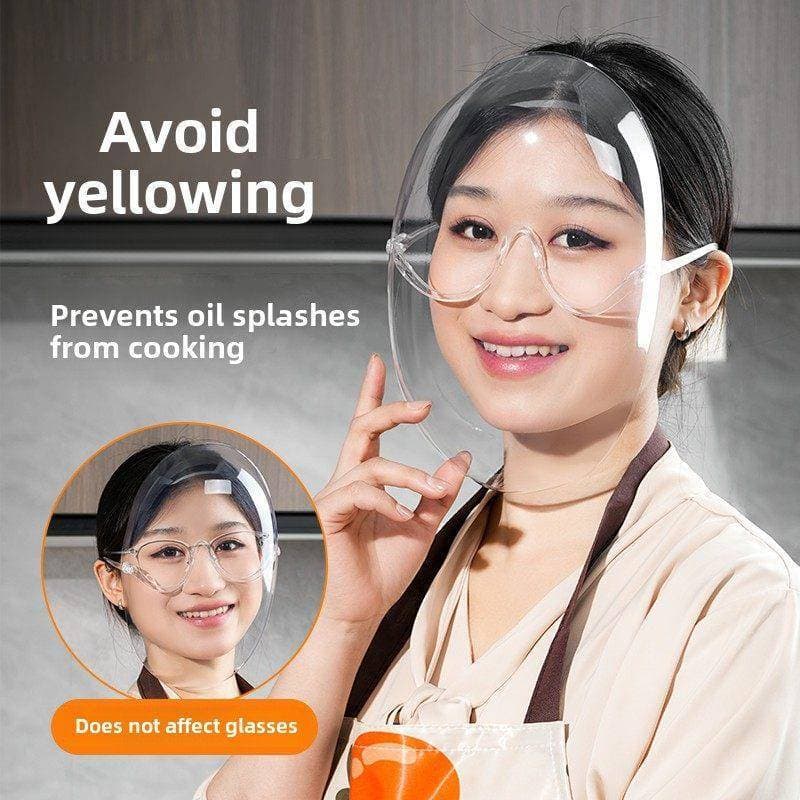 Cozinha cozinhar máscara anti-fumos senhoras proteção facial completa máscara facial proteção facial cozinhar anti-óleo