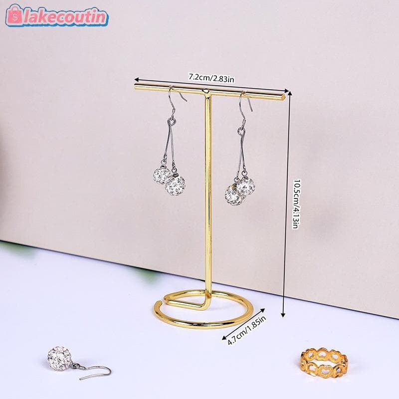 la Exibição De Jóias Ra Metal Em Forma De T Brincos Nelace Suporte De Armazenamento Mostrar Encantos Universal Profissio