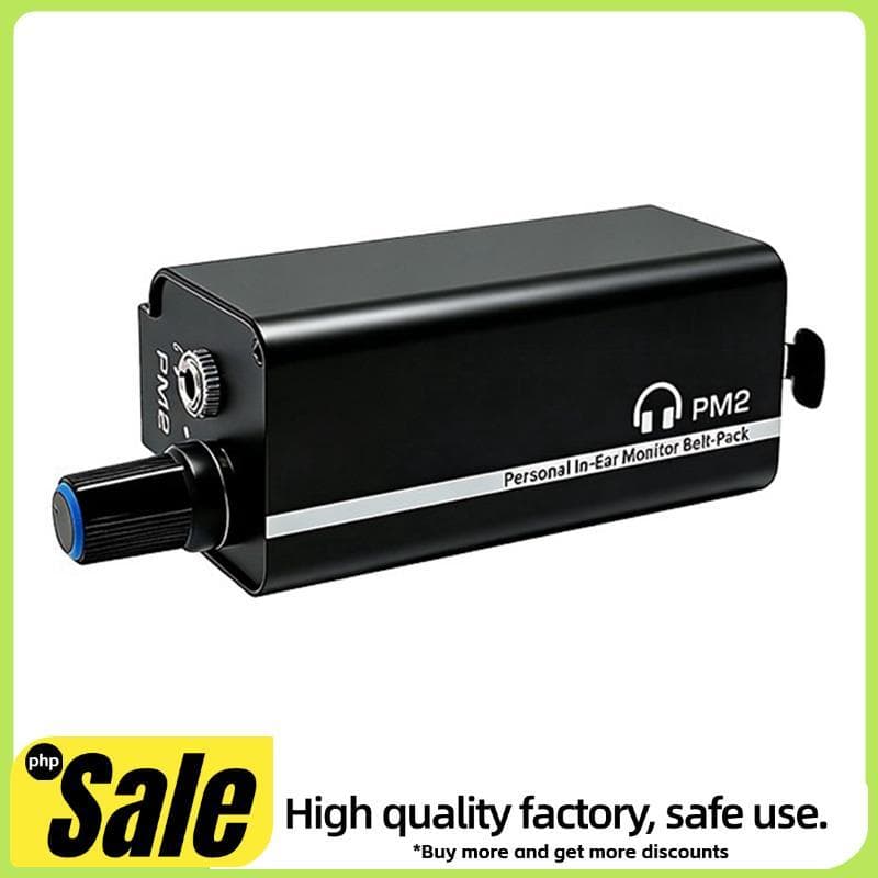 PM2 Amplificador De Fone De Ouvido XLR/6.35MM Conversor De Interface De Áudio Clip Mount