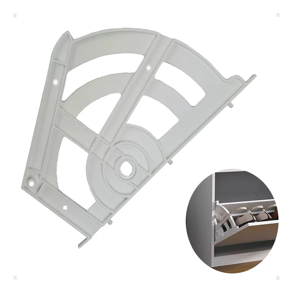 2x Kit Articulador Duplo para Sapateira Branco