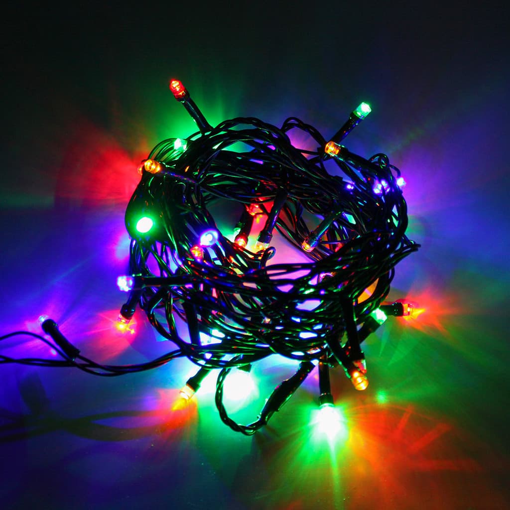 Cordão LED 50 Lâmpadas Verde Premium Qualidade Original Profissional Top Durável Resistente Prático Moderno Elegante