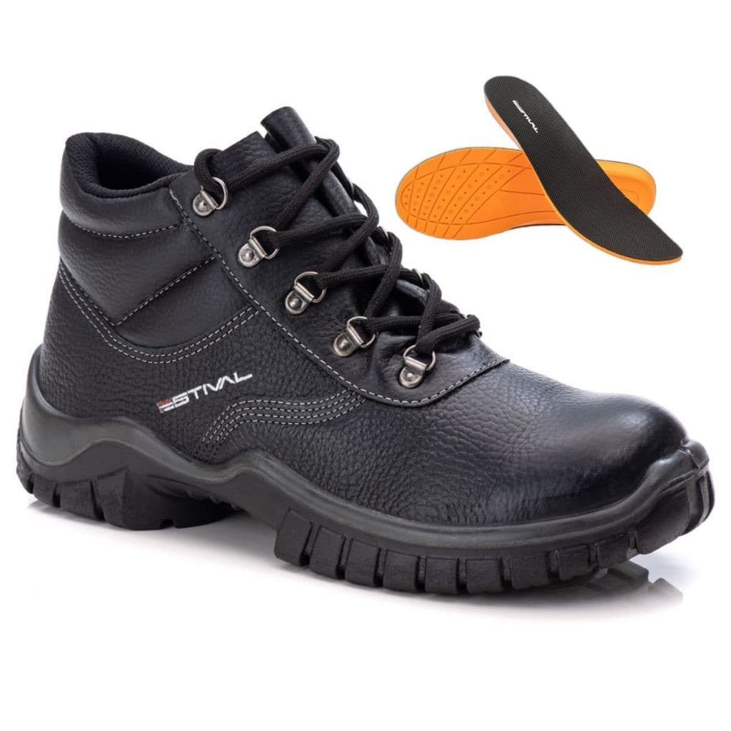 Bota De Segurança Confortável Bico Composite Com Palmilha PU CA 42553