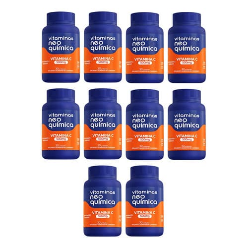 Kit 10x Vitamina C 30 Comprimidos 500mg - Neo Química