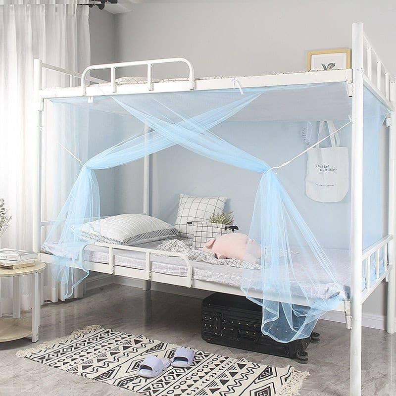 Estudantes De Moda Pura Cor-De-Rosa Mosquiteiro Leve Rede Mosquiteira/Cama De Beliche Dupla/Dormitório Anti-mosquito Den