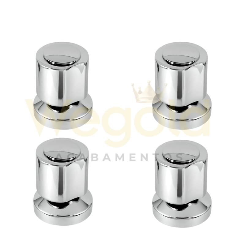 Kit De Acabamento Para Registro Chuveiro C40 3/4 Polegadas  Pressão Gaveta Padrão Banheiro