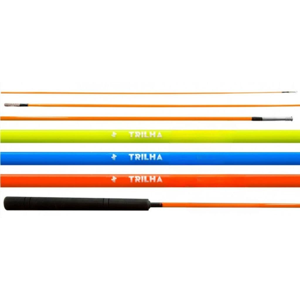 Vara Albatroz Trilha De Mão Lisa Fibra de Vidro 2,4M 4-10lbs