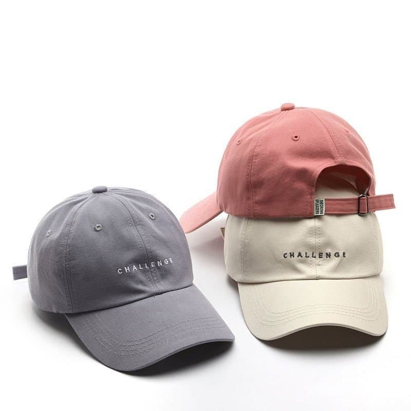 Novo Boné para Mulheres e Homens, Boné de Moda de Verão, Chapéus CHALLENGE para Boné de Beisebol Hip Hop 17OI