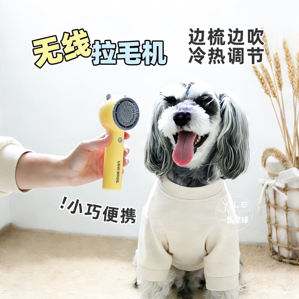 Laiwang Brothers Sem Fio Escovado Pet Bichon Schnauzer Rosto Pé Perna Cabelo Parcial Fofo Pequeno Cachorro Molhado Seco