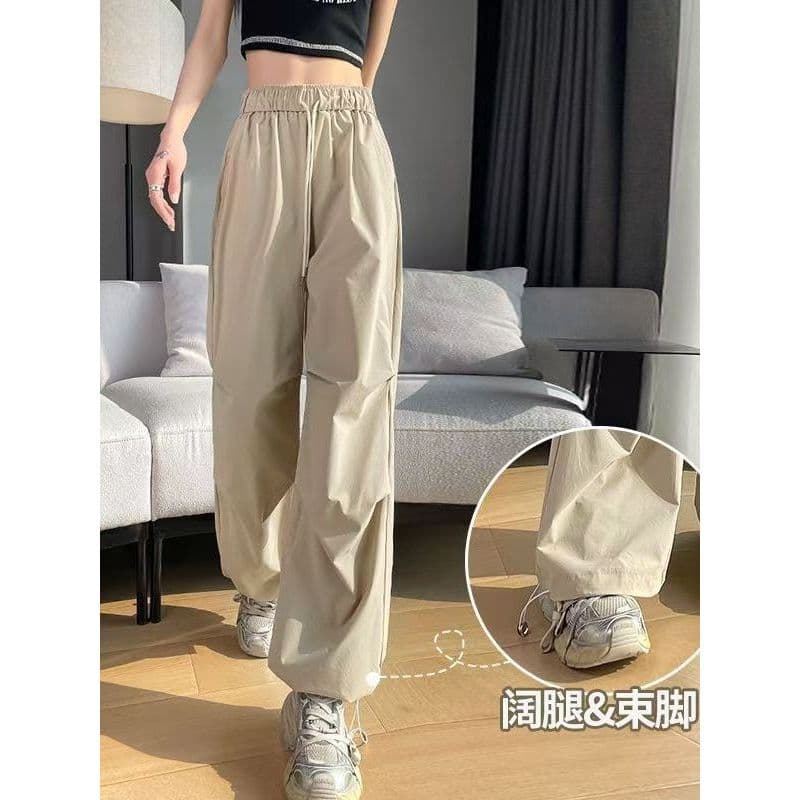 Moda confortável usar estilo ocidental calças chiques calças de perna larga solta preguiçoso passeio duas peças Design m