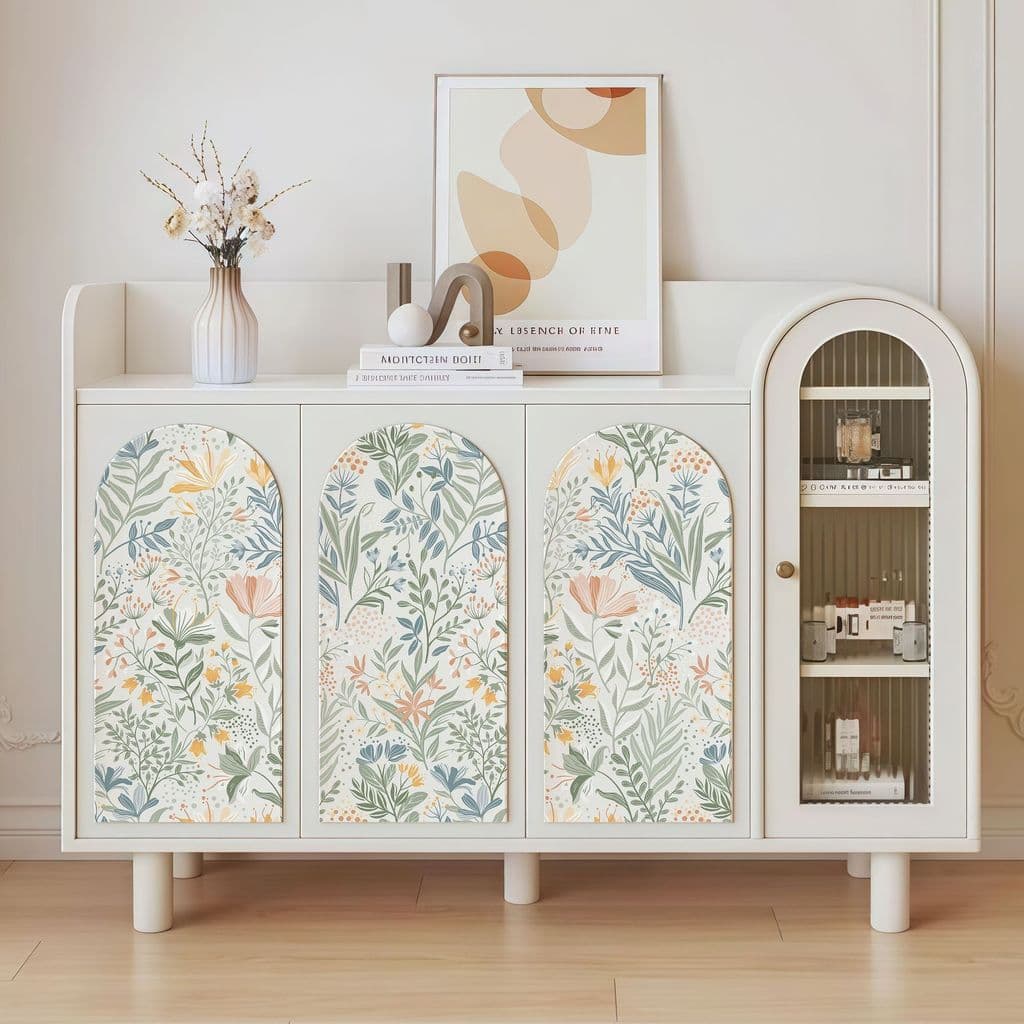 Papel de parede francês ins estilo parede auto-adesivo PVC papel de parede estilo Pastoral americano flor aluguel quarto