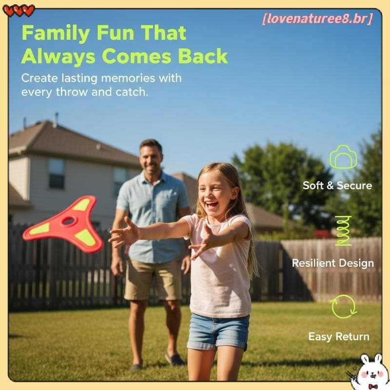 [Love] Glow In Dark 3 Folhas Luminosa Boomerang Retorno Dardo Mão Lance Spinner Para Festa De Aniversário Crianças Brinq