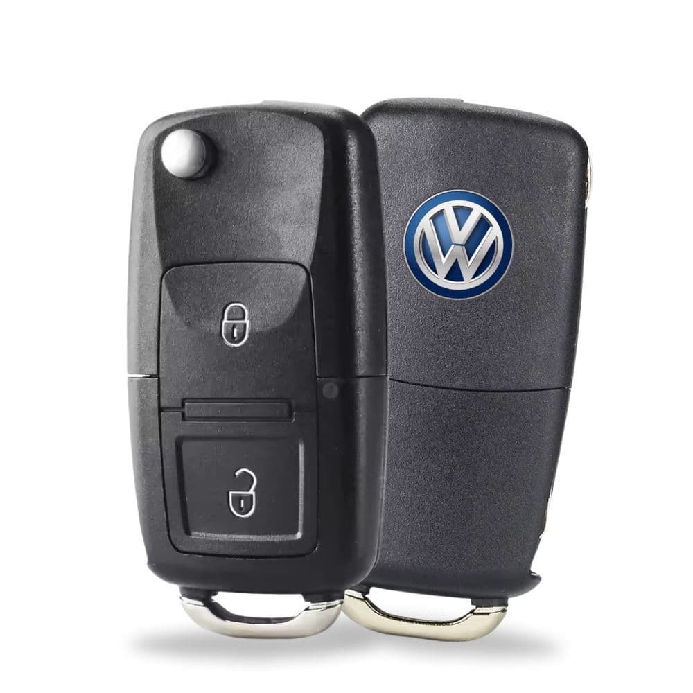 Chave Canivete Volkswagen G5 Gol Fox Polo Saveiro Carcaça 2 Botões