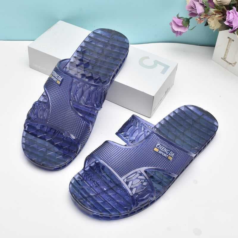 Chinelos esportivos masculinos luz de borracha macia casa casal interior ao ar livre wear moda verão novo estilo macio r