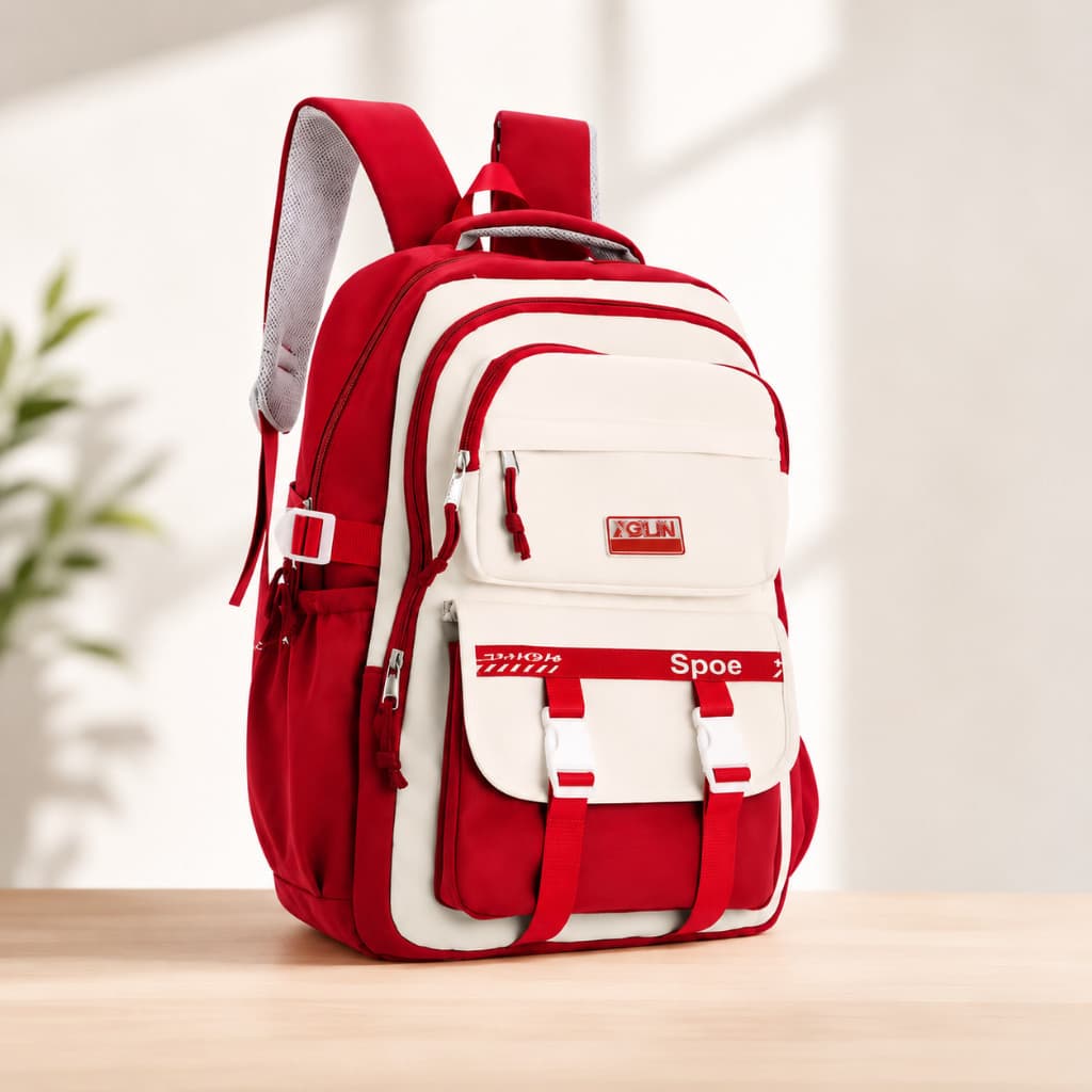 Mochila Bolsa Resistente Media Escolar De Grande Capacidade Estudante Feminina Impermeável