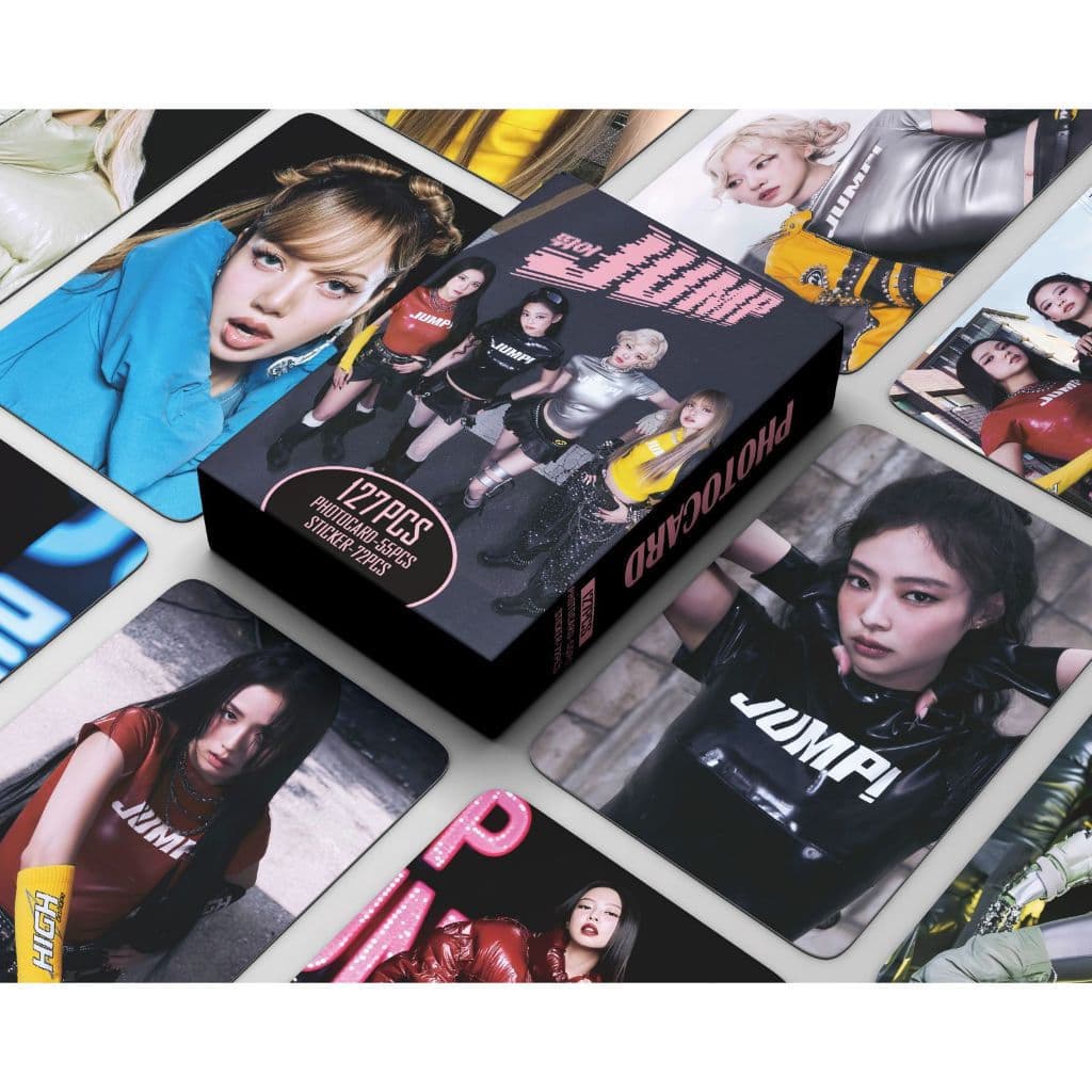 Kpop 55 Pçs/set Lomo Cartões JUMP 8TH BLACKPINK As Meninas Nascem Rosa Fechar Fotográficos Cartão Postal Para Coleção De