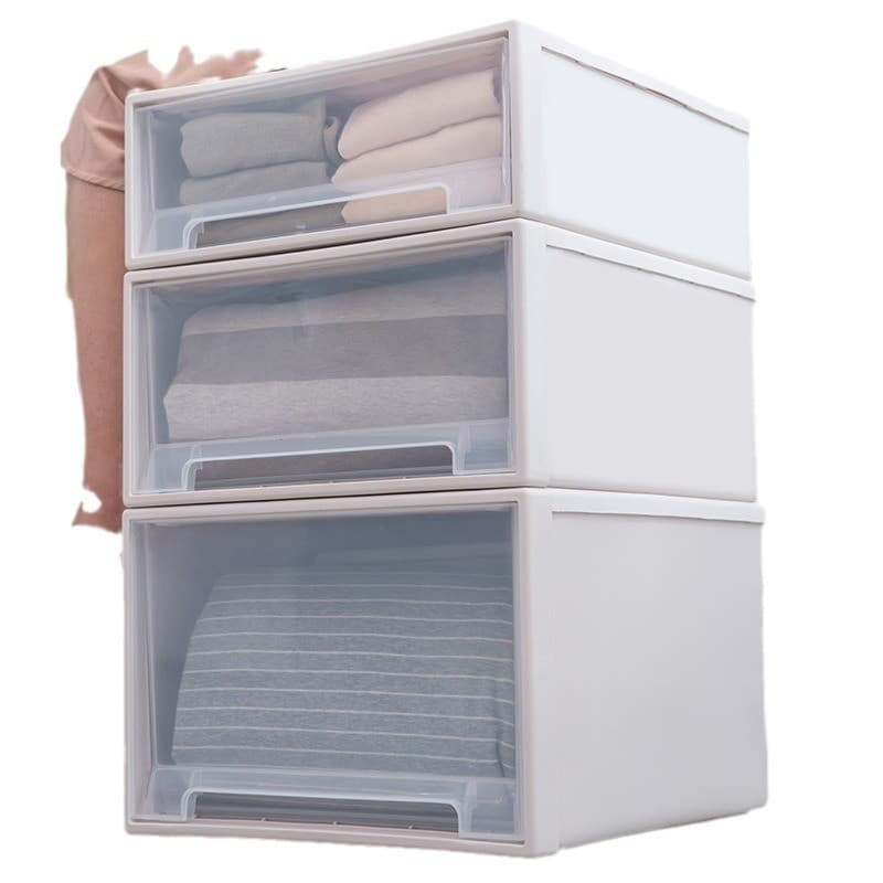 Novo armazenamento de guarda-roupa caixa de armazenamento de gaveta de plástico caixa de sapato caixa de armazenamento d
