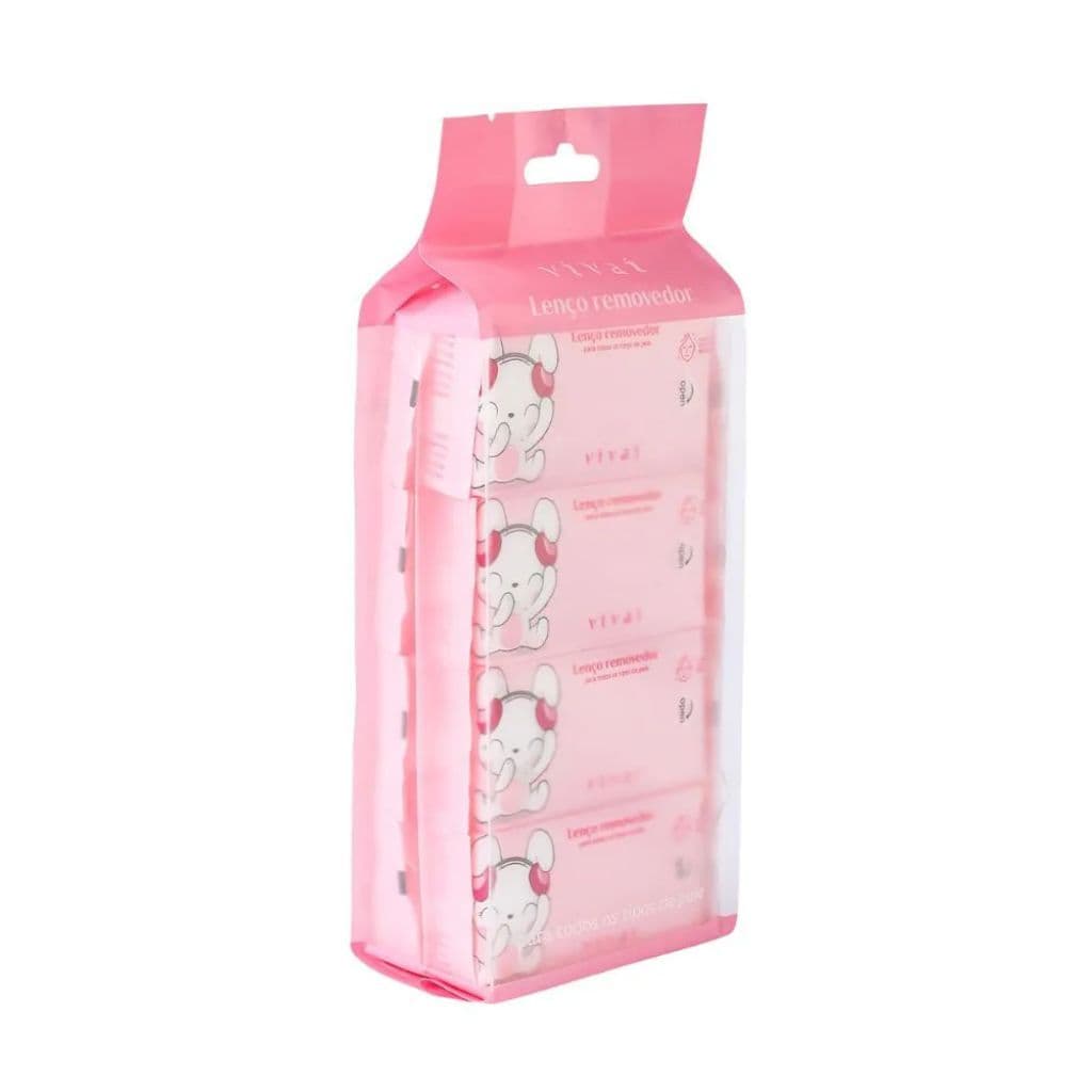 Box c/ 8 Lenço Removedor de Maquiagem Vivai 5071