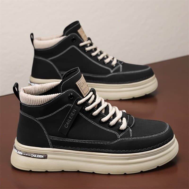 2026 outono novo estilo botas gerais masculinas Retro sapatos de trabalho Martin botas de sola grossa sapatos esportivos
