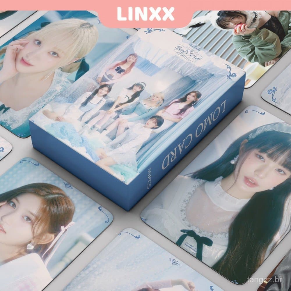LINXX 55 Pcs IVE Um Álbum De Desejos Da Fada Lomo Card Kpop Photocards Série Cartões Postais