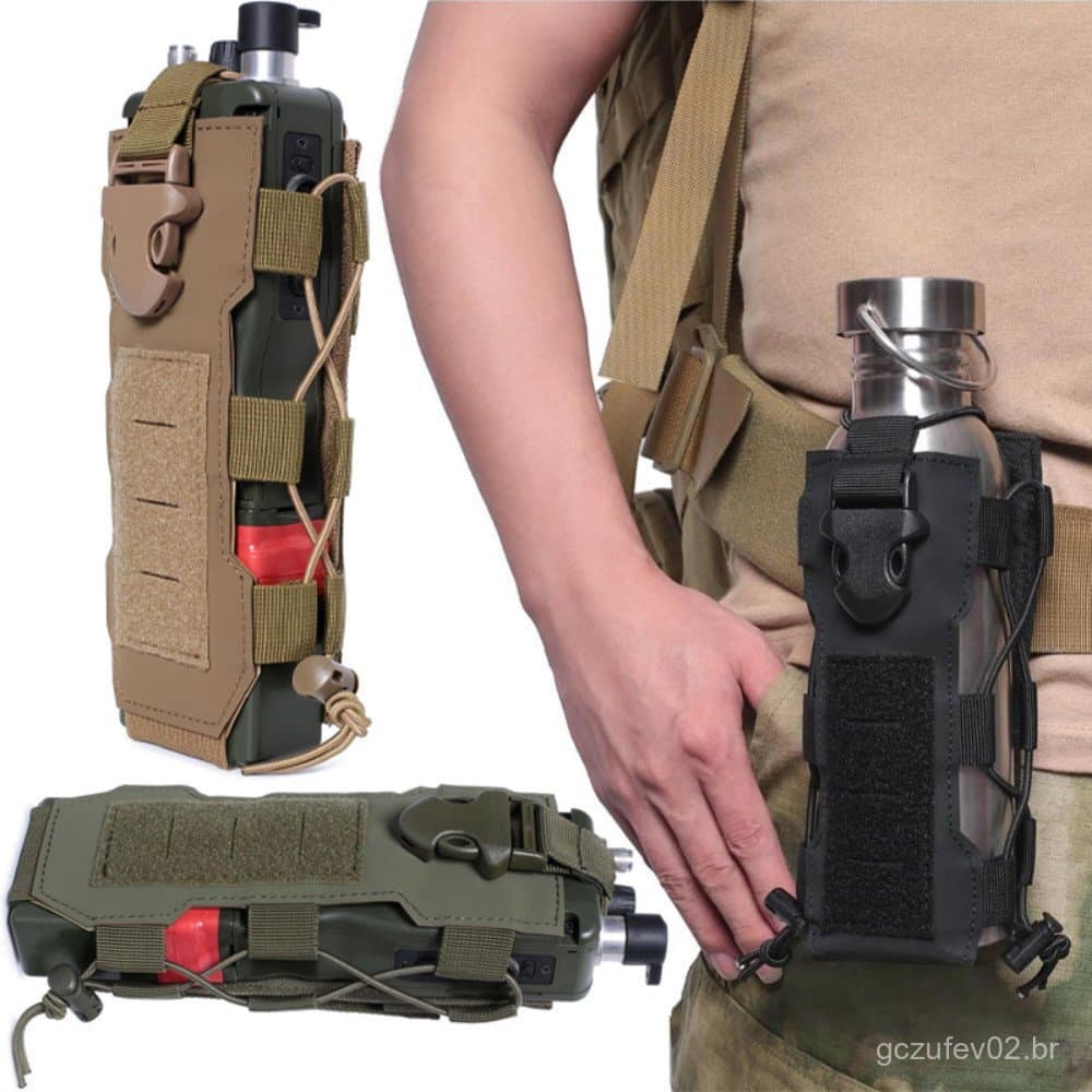 LUC Suporte Multifuncional Para Garrafa De Água Adequado Aventuras Ao Ar Livre Bolsa Durável De nylon Com Pingente
