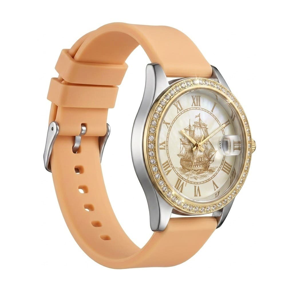 Europeu americano senhoras relógio Retro vela relógio de pulso pulseira Silicone quartzo feminino relógio estudante Amaz