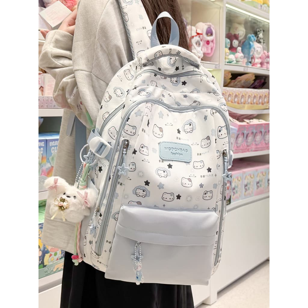 Mochila escolar para estudantes do ensino médio, meninas, alunos do ensino fundamental, terceira a sexta série, meninas,