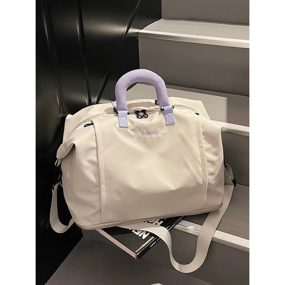 Bolsa de viagem de curta distância feminina bolsa leve de grande capacidade bolsa de embarque à prova d'água bolsa de vi