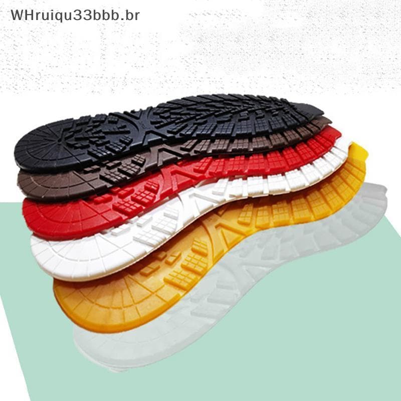 WHruibb 1 Par De Adesivos De Sola De Borracha Cortável Antiderrapante Para Reparo De Tênis br