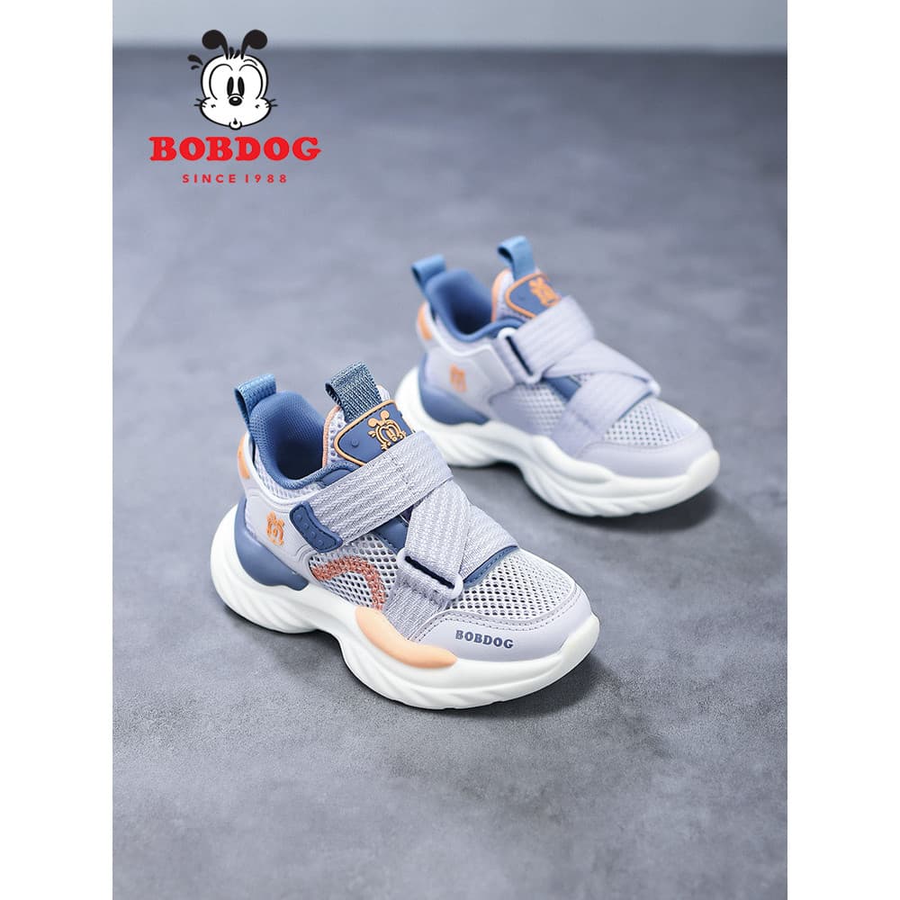 Bobo sapatos infantis 2026 novo estilo verão malha respirável médio grande sapatos esportivos infantis meninas malha tên