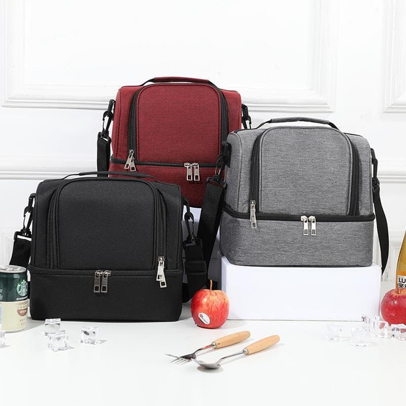 Amazon AliExpress Fabricante de venda quente Mochila Oxford Pano Lancheira Bolsa Térmica Portátil Bolsa de Gelo para Piq